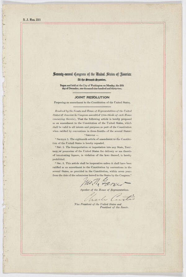 21st Amendment