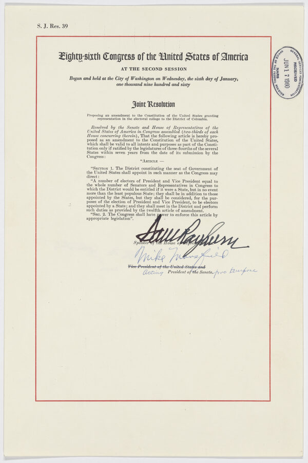 23rd Amendment